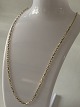 Anchor facet gold chain in 8 carat gold, with lobster clasp. The chain is 53 cm. long.