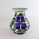 Aluminia vase201/311Fajance med blå blomster