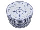 Musselmalet HalvblondeStor dyb suppetallerken 24,8 cm. #565