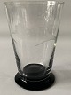 Beer glass Rio/Lis With black foot Kastrup GlasværkSOLD