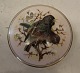 B&G 5418 Bowl with decorated lid 5417-1465  Bird motif with starlings by Leif Ragn Jensen  5 x 12 cm B&G Porcelain