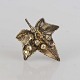 Flora Danica brocheBlad med bærForgyldt sølv4,5 cm
