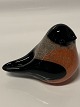 Bird figure in glass.Ø. 8.7 X 10.5 cm.