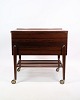 Sybord Med Hjul - Palisander - Indbygget Skuffe - Dansk Design - 1960erne