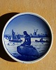 Plaques or mini plates from Aluminia, with The Little Mermaid on Langelinie.