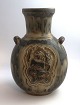 Royal Copenhagen. Stentøj. Vase. Model 2938. Bode Willumsen. Højde 21 cm. (1 sortering)