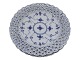 Blue Fluted Full LaceDouble lace plate 20.8 cm. #1135