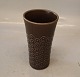 678 Vase ca 16 x 8.5 cm Umbra Brown Azur Nissen Kronjyden B&G Quistgaard  Stoneware