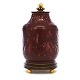 Jais Nielsen, 1885-1961, für Royal Copenhagen: Deckelvase, Steinzeug. Signiert. #2370. H: 20cm