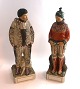 Royal Copenhagen. Overglasur figur af Grønlandsk kvinde & Mand. Model 12224 & 12225. Højde 32 cm. (1 sortering)