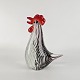 Glasfigur af Hane17 cm