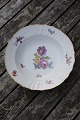 Voll Sächsische Blume Royal Copenhagen dänisch Geschirr, Suppentellern Nr. 1616, Ö zirka 21,5cm um Jahr 1900 herum