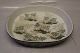 Aluminia 1050-5305 RC Aluminia Diana Stoneware Dish with ferns 23.5 x 26.5 cm Nils Thorsson