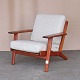 Hans Wegner lænestolGE290teak