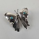 F. Matzon brocheSommerfugl 4 cm