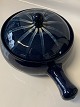 Lidded dish in Ceramic in deep blue glaze.Almus Ceramics.