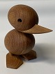 Wooden duckling, designed by Hans BøllingHeight: 9 cm.