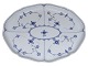 Blue Fluted PlainRare serving tray 35.5 cm.