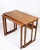 Sæt Af 2 Indskudsborde - Model 219 - Teak - Johannes Andersen & Illum Wikkelsø - CFC Silkeborg - 1960erne