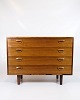 Kommode Med 4 Skuffer - palisander - Dansk Design - Kai Kristiansen - 1960erne