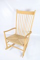 Gyngestol - Model J16 - Bøgetræ - Kuvert Flet - Hans J. Wegner - FDB Møbler
