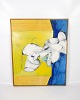 Oil painting - Canvas - Nature Frame - Signed - Allan Schmidt - Year 1968