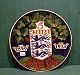 Aluminia faience Denmark, commemorative plate, Danish Constitution Day 5th of June