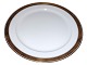 Dekoration 607Stort rundt fad 33,3 cm.