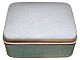 Royal CopenhagenGreen Craquele square lidded bowl
