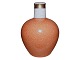 Royal CopenhagenLille orangerød Craquele vase