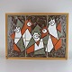 Poul Larsen relieffuglestentøj43,5 cm