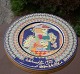 Wiinblad large Christmas plate 1973 by German Rosenthal