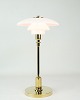PH 2/1 Bordlampe - Portable - Opal Glas & Messing Stel - Poul Henningsen - Louis Poulsen