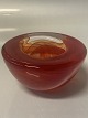 Kosta Boda, multi-colored tealight holder, Swedish art glass.
