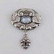 Peter C. Jensen Brochesølv7,5 cm
