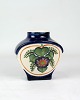 Vase - Model 1039/661 - Fajance - Dekoreret Med Blomster - Håndmalet - Aluminia