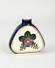 Vase - Model 1039/759 - Earthenware - Decorated With Flowers - Aluminia