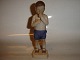 Bing & Grondahl Figurine, Boy with appleDec. Number 1696.