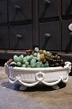 Old jardiniere in White Fan from Royal Copenhagen in porcelain with fine details...552/11532.