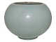 Royal Copenhagen keramikRund, grøn vase