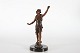 Art Nouveau FigureYoung dancing womanPatinated metal