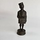 Figur af støbejernBT dreng10 cm