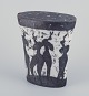 European studio ceramicist.Large unique sculpture in ceramic.