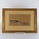 Carl Bloch raderingElmaster ved vej42 cm