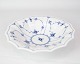 Skål - Nr.1/142 - Porcelæn - Musselmalet Riflet - Royal Copenhagen