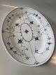 Blue painted "Blue Fluted" Oval frying pan.Dimensions 46.5 x 32.5 cm
