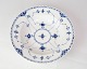 Dyb Tallerken - Nr. 1/659 - Porcelæn - Musselmalet Halvblonde - Royal Copenhagen