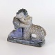 L. Hjorth figur515Pige med lam11 cm