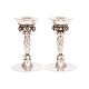 Et par store Georg Jensen druestager i sterlingsølv 263B. Stemplet Georg Jensen efter 1945. God stand. H: 20,5cm