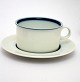 Tekop med underkop, Indigo, Royal Copenhagen